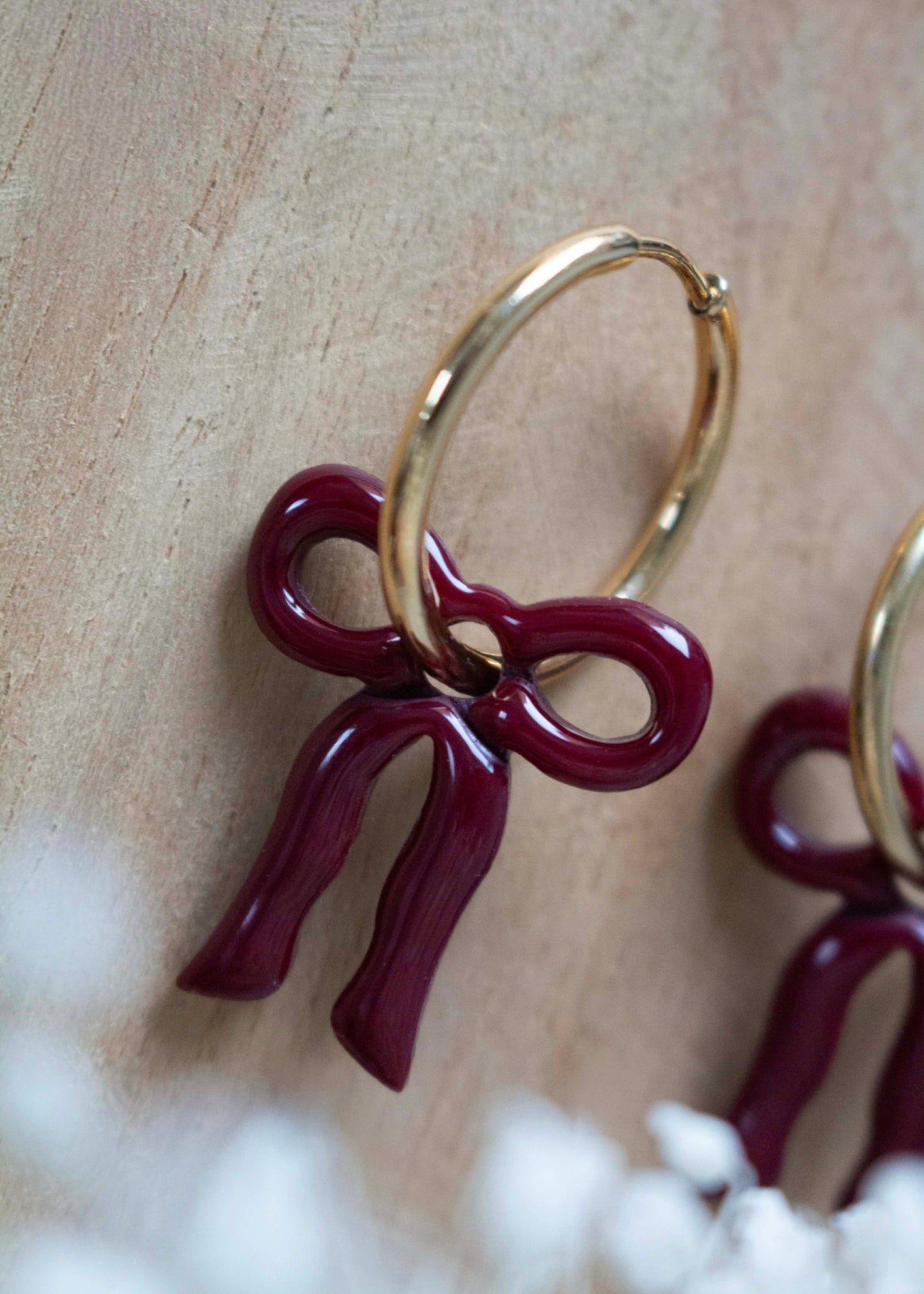 Pampilles NOEUD - rouge foncé