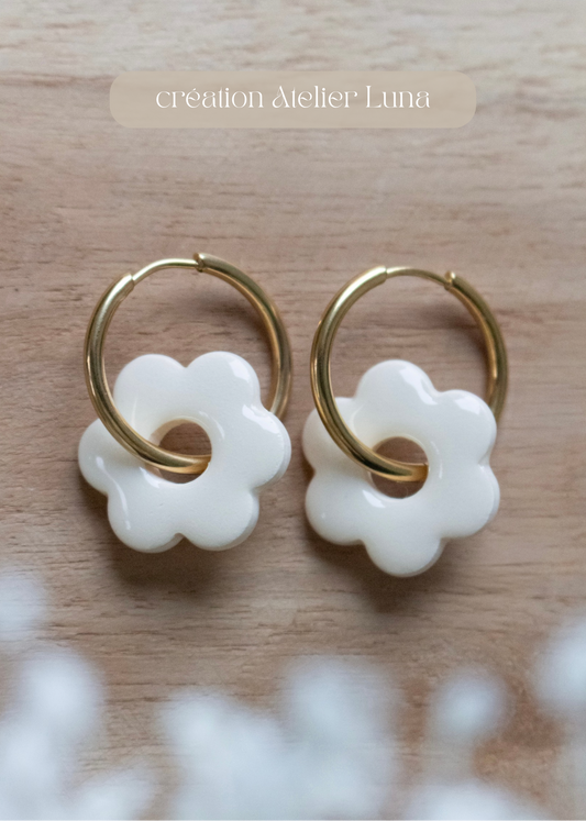 Pampilles ANÉMONE écru