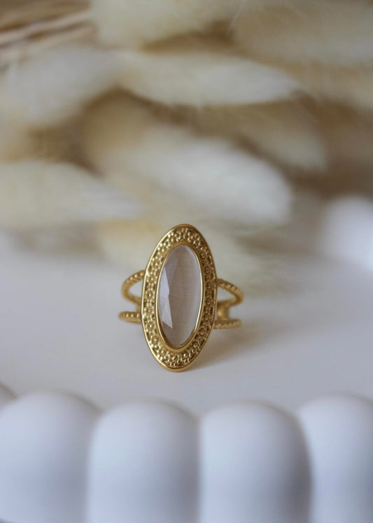 Bague ATHÉNA (blanche)