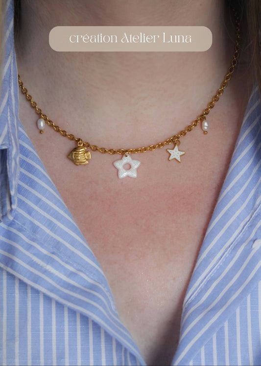 Collier POLYNÉSIE nacre