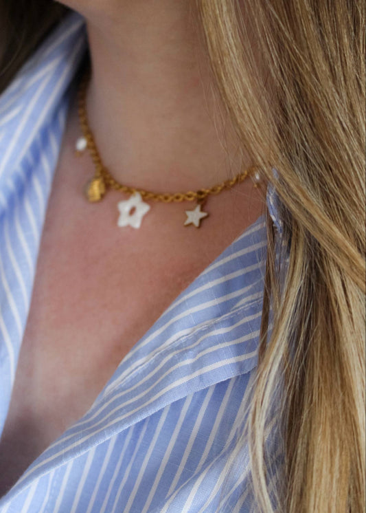 Collier POLYNÉSIE nacre